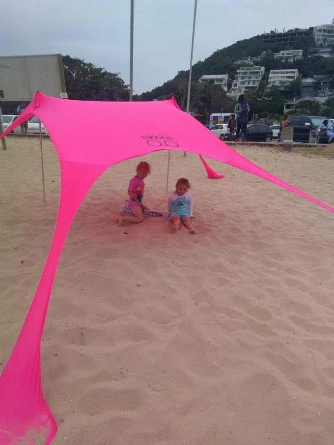 Ultraviolet Proof Beach Sun Shade Canopy 180GSM Lycra Material UPF 50+