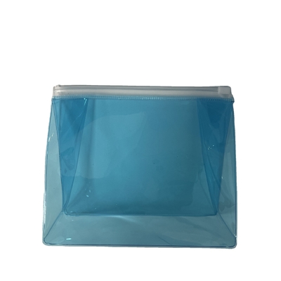 PVC EVA Transparent Cosmetic Travel Bag Wash Case Packaging 0.06MM