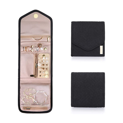 FOLDING JEWELRY BAG TRAVEL PORTABLE JEWELRY STORAGE BAG MULTI-RING EARRINGS JEWELRY BAG