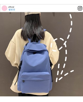MALE BACKPACK FEMALE COLLEGE STUDENTS SIMPLE DESIGN SENSE NICHE COMPUTER BAG SCHOOLBAG