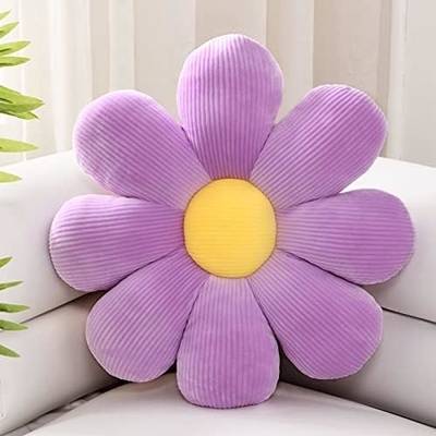 Flower Pillow,Flower Shaped Throw Pillow Christmas Decor Flower Floor Pillow,Seating Cushion,Cute Room Decor &amp; Plush