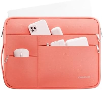Suitable for,MacBook Pro 13-14 inch, recycled PET laptop carrying case with handle and accessory pocket