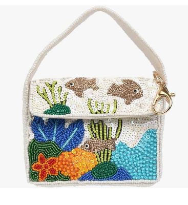 Baguette Bag, Mini Shoulder Bag, Patterned Lightweight Purse