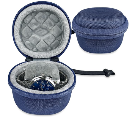 Hard Watch Case Travel, Single Watch Cases for Men and Women, Portable Storage Box for Sports, Business Trips and Travel, Hard EVA Protective Case Waterproof