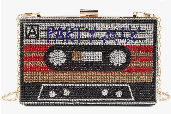 Women Retro Crossbody Bag Rhinestone Fun Unique Evening Clutch Purses for Women
