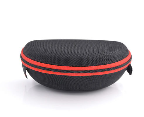 Black 1680D Polyester EVA Sunglasses Case Custom Logo Printing