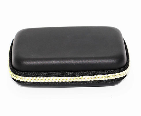 Portable 1800D Polyester EVA Protective Case Zipper Black Bag