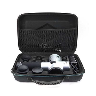 Shockproof Dustproof Waterproof EVA Massage Gun Case with Durable Handle and Customizable Size for Muscle Gun Protection