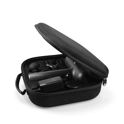 Black Silk Printing Logo EVA Massage Gun Carrying Case Bumps Proof