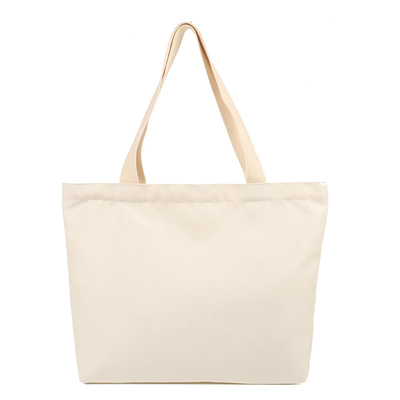 Cotton Beach Canvas Non Woven Fabric Shopping Bag Custom Logo