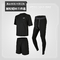 Casual Fitness Sports Suit Quick Dry Tights Short Sleeve for Training