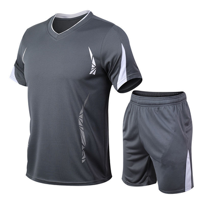 Men'S Summer Running Sports Wear Garments Short Sleeve T Shirt 5 Minutes Quick Drying