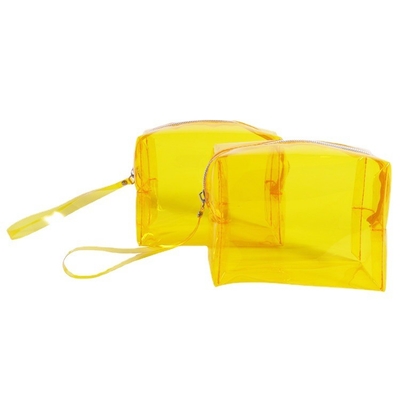 Embossed Transparent PVC TPU Cosmetic Storage Bag Wash Case Travel Packaging