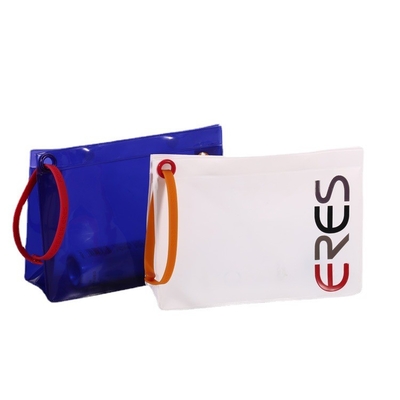 Embossed Transparent PVC TPU Cosmetic Storage Bag Wash Case Travel Packaging