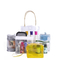 Embossed Transparent PVC TPU Cosmetic Storage Bag Wash Case Travel Packaging