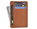Men Slim Leather Wallet Card Case RFID Blocking Smart Minimalist