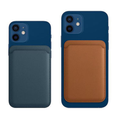 Snap Button Leather Wallet Card Case 50 Grams Carry Storage Case Compact Slim Design Ideal For Business Professionals