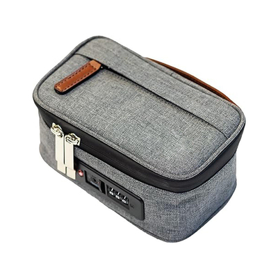 Money Bag with Lock, Lockable Bank Bag, Money Bag for Cash, Waterproof Bag for Cash With Zipper, for Cash, Cellphone