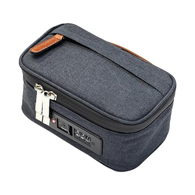 Money Bag with Lock, Lockable Bank Bag, Money Bag for Cash, Waterproof Bag for Cash With Zipper, for Cash, Cellphone