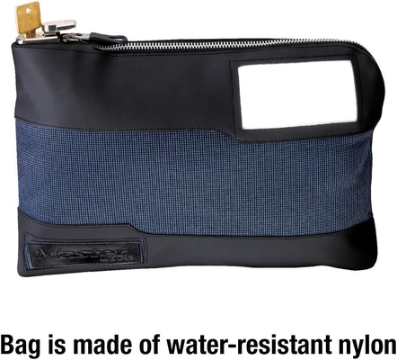 HOT Money Bag with Lock, Lockable Bank Bag, Money Bag for Cash, Waterproof Bag for Cash With Zipper, for Cash, Cellphone