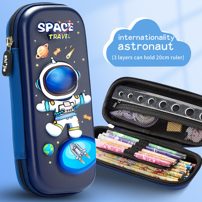 Versatile and Practical EVA Pencil Case with 3 Layer Classification Design