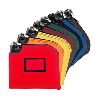 14OZ COTTON CANVAS LOCKING DEPOSIT BAGS - 10W X 8H - READY TO SHIP