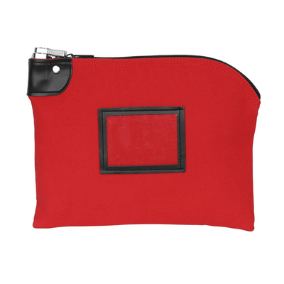 12W X 9H - LOCKING DEPOSIT BAGS - 14OZ COTTON CANVAS