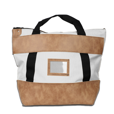1000d Nylon With Leather Locking Courier Bank Bag - 22w X 18h X 7d - Made-To-Order