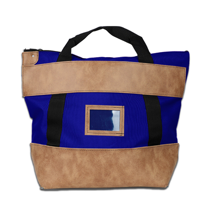 1000d Nylon With Leather Locking Courier Bank Bag - 22w X 18h X 7d - Made-To-Order