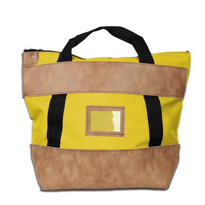 1000d Nylon With Leather Locking Courier Bank Bag - 22w X 18h X 7d - Made-To-Order