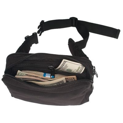 Secure Zipper Bank Bags featuring 5 separate cash compartments and interior zippered pocket ideal for tools and personal items