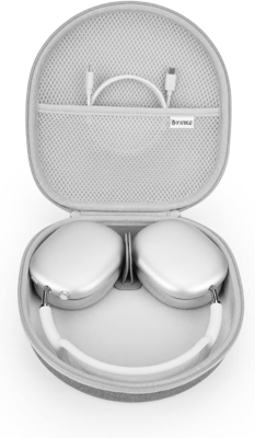 Smart Case for Apple AirPods Max Supports Sleep Mode, Hard Organizer Portable Carry Travel Cover Storage Bag