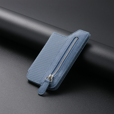 Explosive mobile phone card bag card cover left and right flip multi-card holder zipper mobile phone bag