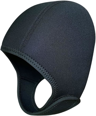 2.5mm Neoprene Dive Cap Surf Cap,Diving Hat,Thermal Wetsuit Hood Cap with Chin Strap,Windproof Cap for Surfing Kayak Raf