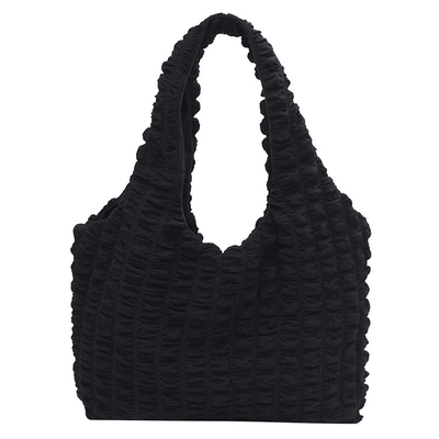 NEW FEMALE CLOUD PUFF FLOWER SHOULDER BAG FEMALE SUMMER CANVAS SIMPLE HANDBAG