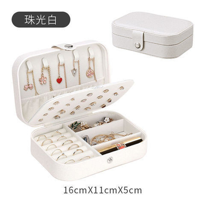 JEWELRY STORAGE BOX EUROPEAN JEWELRY LARGE CAPACITY RING STORAGE GIFT BOX INNER PACKING JEWELRY BOX