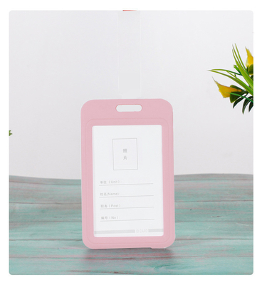 TRANSPARENT CARD HOLDER WORK CARD LANYARD RICE CARD NAME TAG CAMPUS CARD STUDENT BUS SCHOOL CARD HOLDER ACCESS CARD