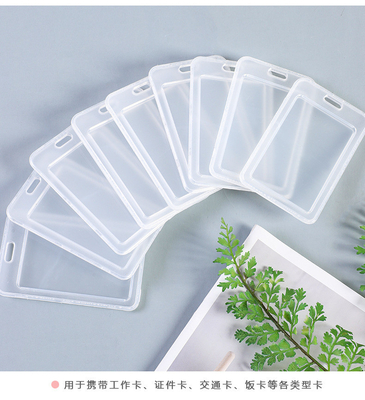 TRANSPARENT CARD HOLDER WORK CARD LANYARD RICE CARD NAME TAG CAMPUS CARD STUDENT BUS SCHOOL CARD HOLDER ACCESS CARD