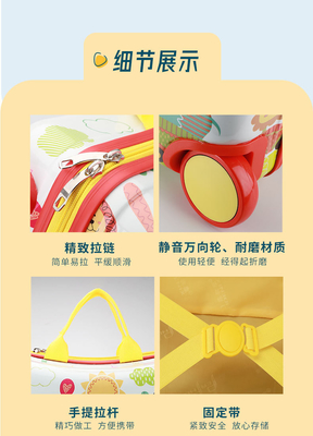 CHILDREN'S MULTI-FUNCTIONAL TROLLEY BOX NEW RIDING SUITCASE MULTI-WHEEL CARTOON BABY SUITCASE RIDING