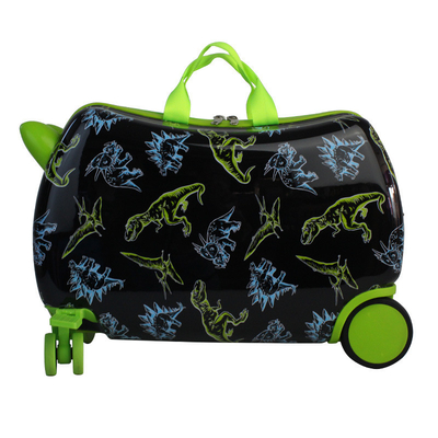 CHILDREN'S MULTI-FUNCTIONAL TROLLEY BOX NEW RIDING SUITCASE MULTI-WHEEL CARTOON BABY SUITCASE RIDING