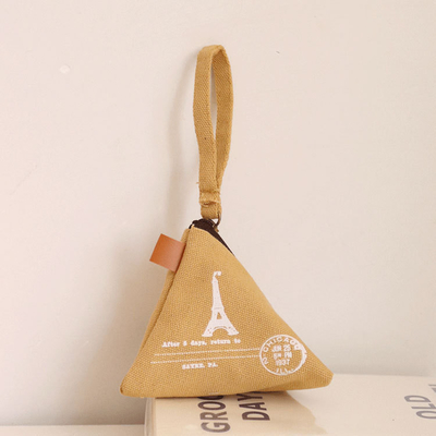 PERSONALITY CREATIVE RETRO ZONGZI COIN PURSE FEMALE MINI CANVAS ART CUTE COIN BAG KEY BAG