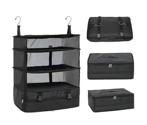 TRAVEL HANGING BAG HOME GOODS FOREIGN TRADE NEW MULTI-FUNCTIONAL CLOTHING TRAVEL THREE-LAYER STORAGE BAG HANGING BAG