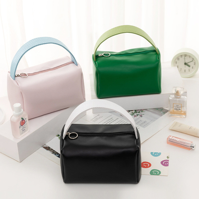 NEW PORTABLE MAKEUP BAG LARGE CAPACITY CANDY COLOR TRAVEL PORTABLE TOILETRY BAG SUNDRIES ORGANIZE MAKEUP STORAGE BAG