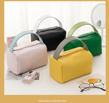 NEW PORTABLE MAKEUP BAG LARGE CAPACITY CANDY COLOR TRAVEL PORTABLE TOILETRY BAG SUNDRIES ORGANIZE MAKEUP STORAGE BAG