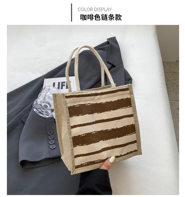 TOTE BAG CANVAS BAG CANVAS GIRL NEW PRINTED TOTE INS PORTABLE BENTO LUNCH BOX WORK