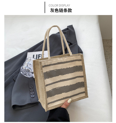 TOTE BAG CANVAS BAG CANVAS GIRL NEW PRINTED TOTE INS PORTABLE BENTO LUNCH BOX WORK