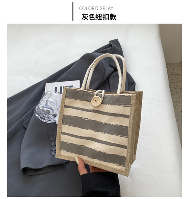 TOTE BAG CANVAS BAG CANVAS GIRL NEW PRINTED TOTE INS PORTABLE BENTO LUNCH BOX WORK