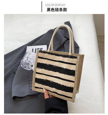TOTE BAG CANVAS BAG CANVAS GIRL NEW PRINTED TOTE INS PORTABLE BENTO LUNCH BOX WORK