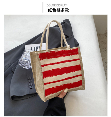 TOTE BAG CANVAS BAG CANVAS GIRL NEW PRINTED TOTE INS PORTABLE BENTO LUNCH BOX WORK