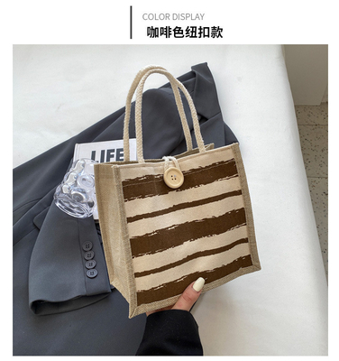TOTE BAG CANVAS BAG CANVAS GIRL NEW PRINTED TOTE INS PORTABLE BENTO LUNCH BOX WORK